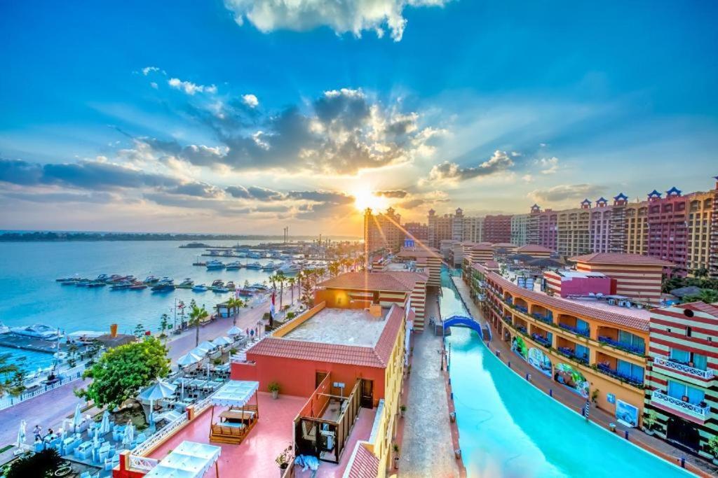 شاليه سي فيو بورتو مارينا - Porto Marina Sea View El Alamein Bagian luar foto